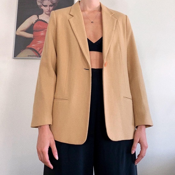 Tan Oversized Blazers